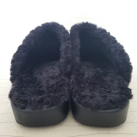 Alegria Womens Comfee Onyx Slipper Black Slip On Quilted Sherpa Lined Sz 10.5-11 - Picture 5 of 10